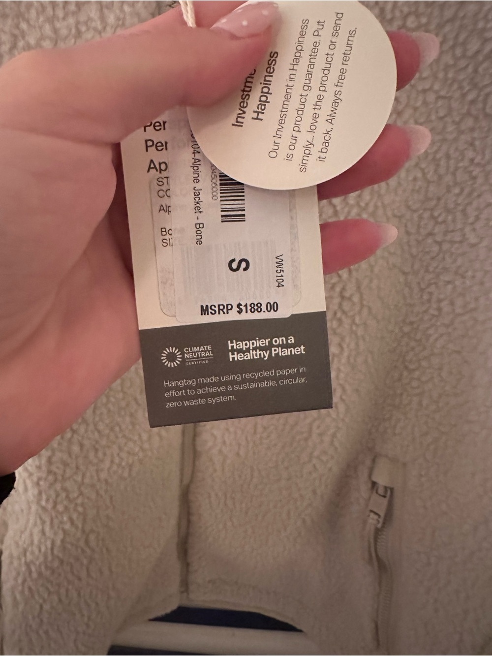 Vuori Alpine Full Zip Jacket Women’s - Picture 7 of 8